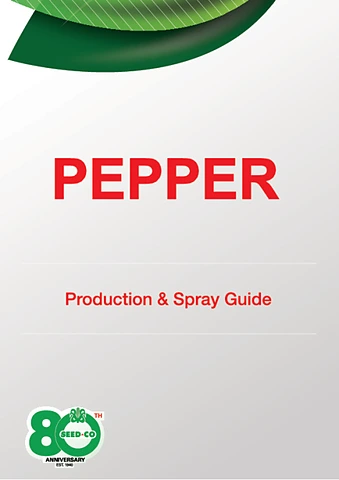 Pepper Production and Spray Guide